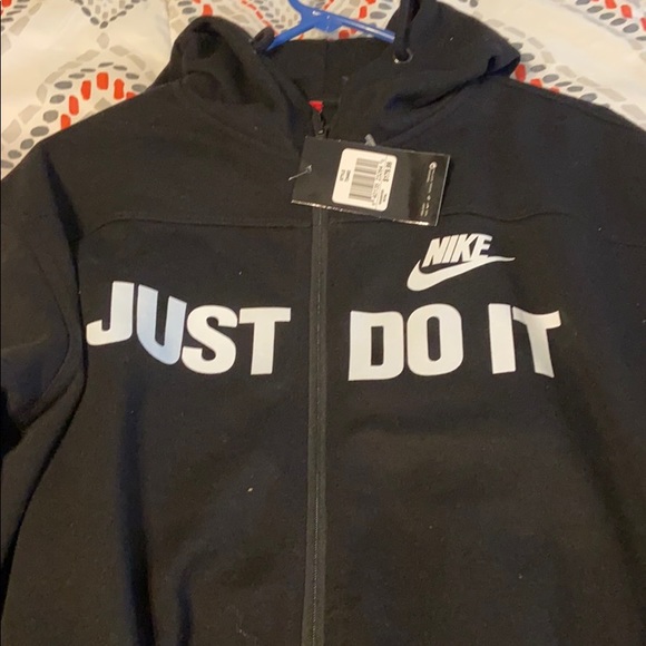 Black white Nike two piece sweat suit/Jumpsuit - Picture 2 of 5